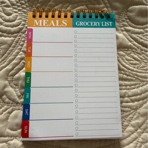 Weekly Meal Planner Notepad